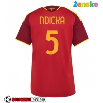 Ženske Nogometnih dresov AS Roma Evan Ndicka #5 Domači 2026-27 Kratki rokavi